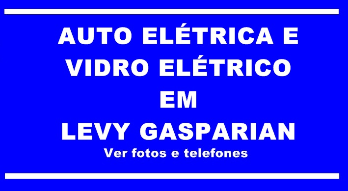 Auto Elétrica e Vidro Elétrico em Levy Gasparian